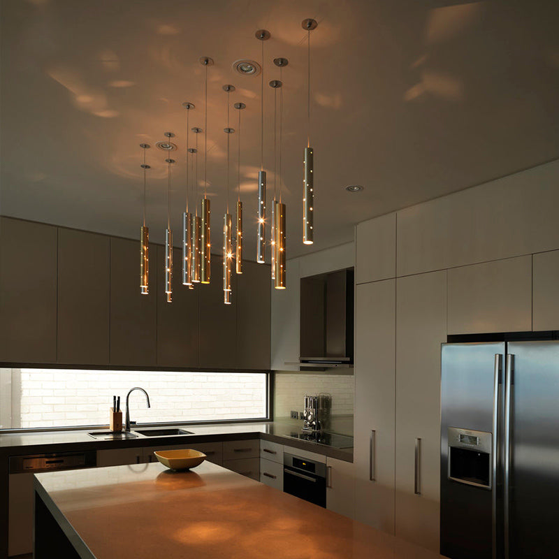 Stainless Steel Gold Chrome Island Decorative Pendant Light