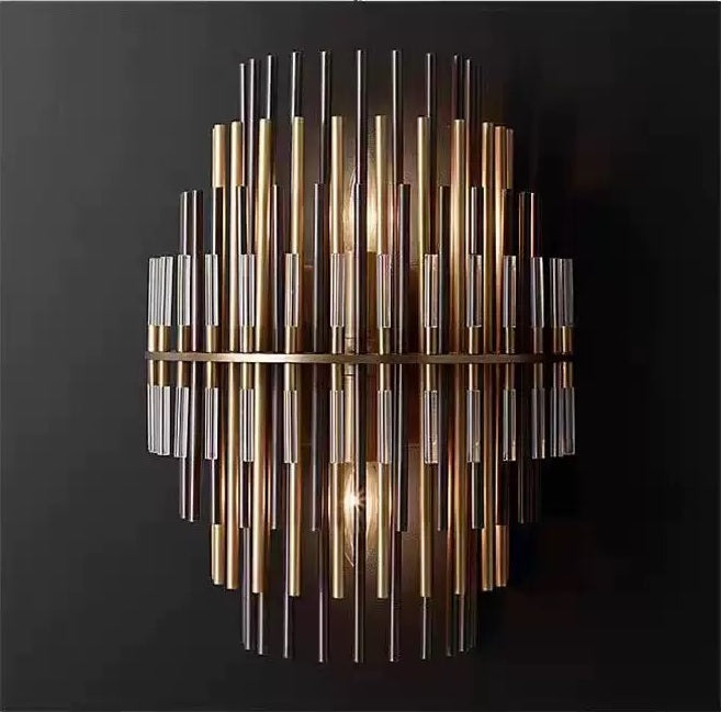Vintage Luxurious Metal Chandelier
