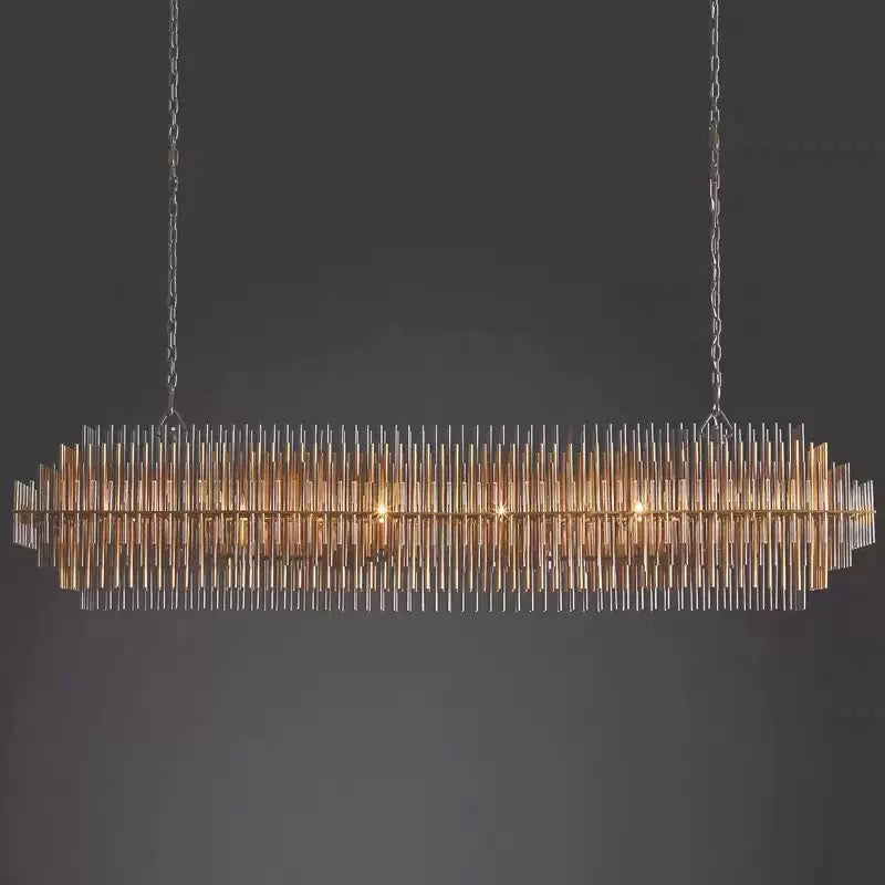 Vintage Luxurious Metal Chandelier