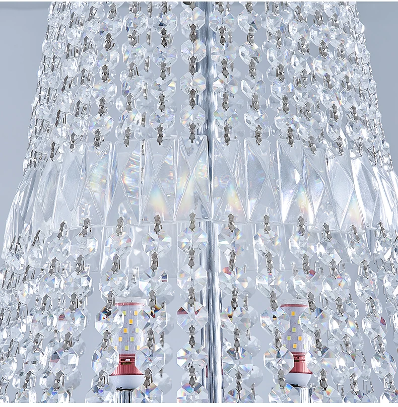 Chrome Wedding Decoration Fantasy Romantic Crystal Chandelier