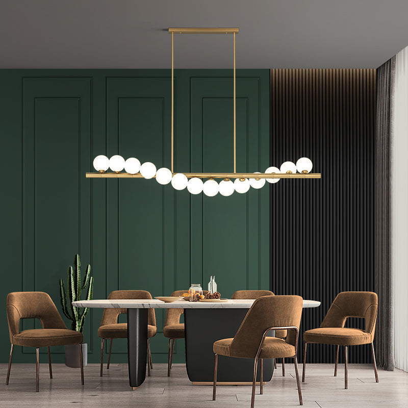 Modern Chandelier Glass Ball for Restaurant Kitchen Island