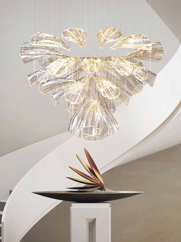 Simple Romantic Dinning Room Glass Chandelier