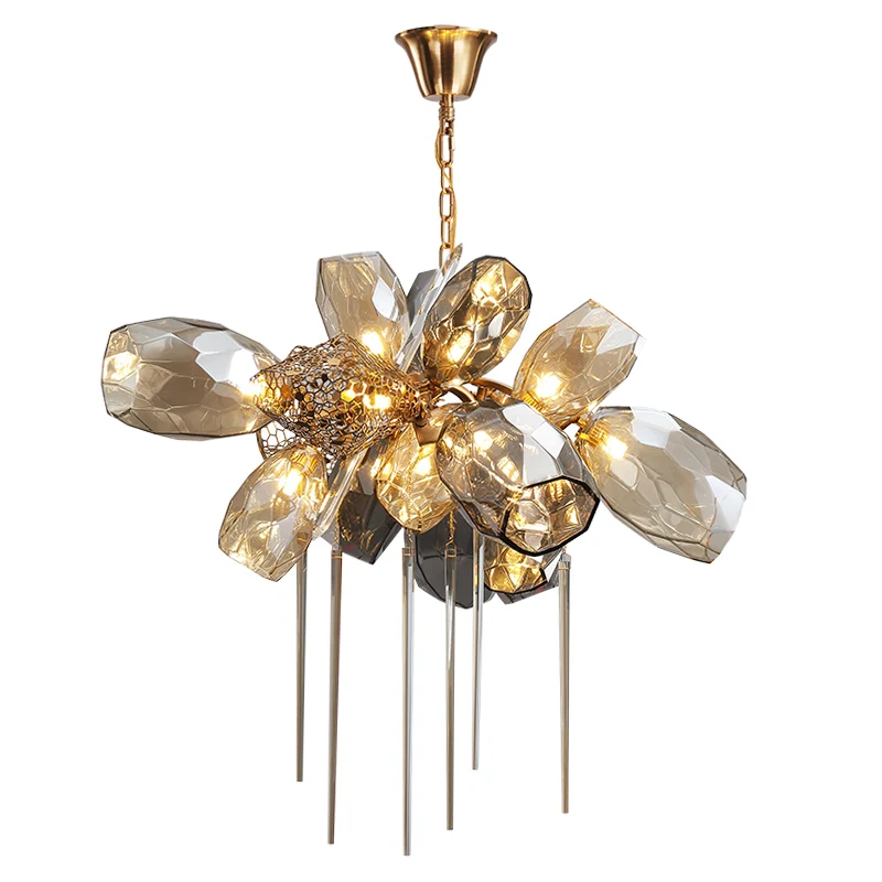 Modern Decorative Luxury Murano Glass Crystal Chandelier