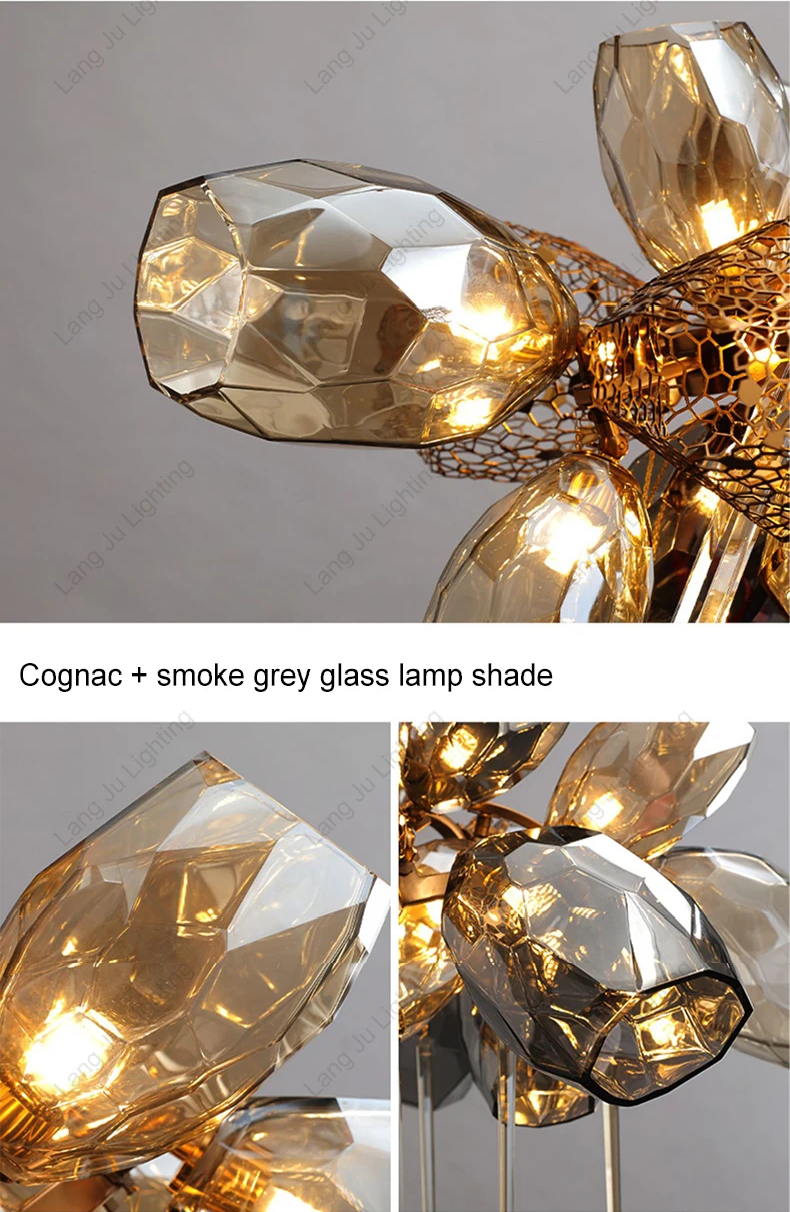 Modern Decorative Luxury Murano Glass Crystal Chandelier