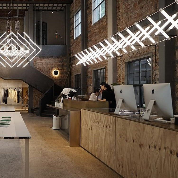 Decorative Minimalist Stainless Steel Led Pendant Light