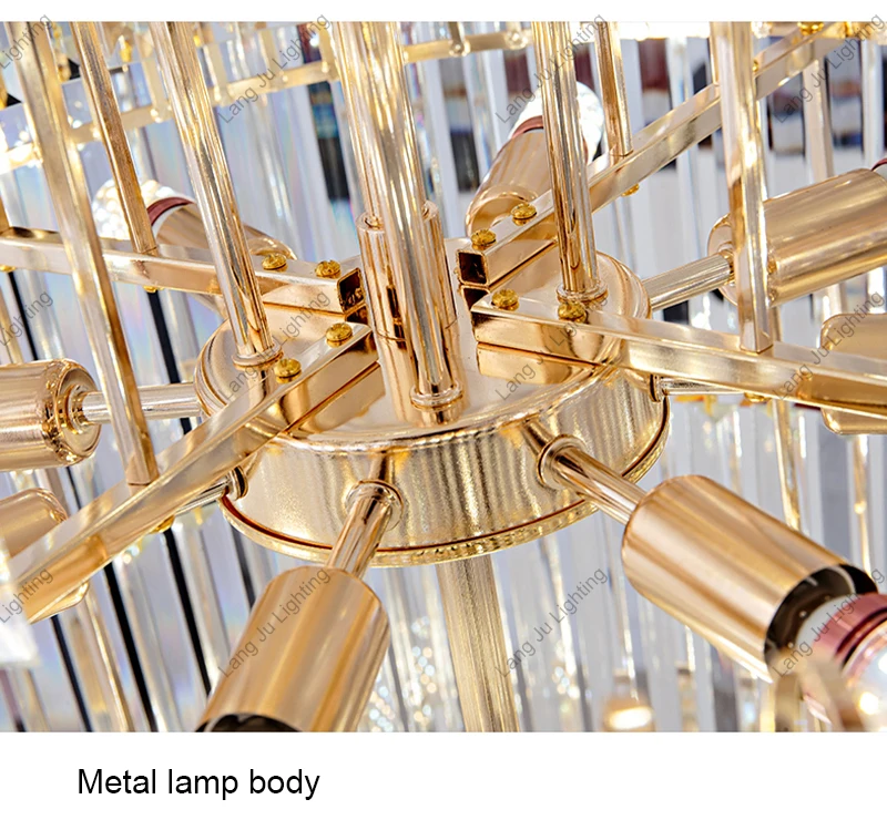 Wedding Entrance Hall Living Room Luxury Crystal Chandelier