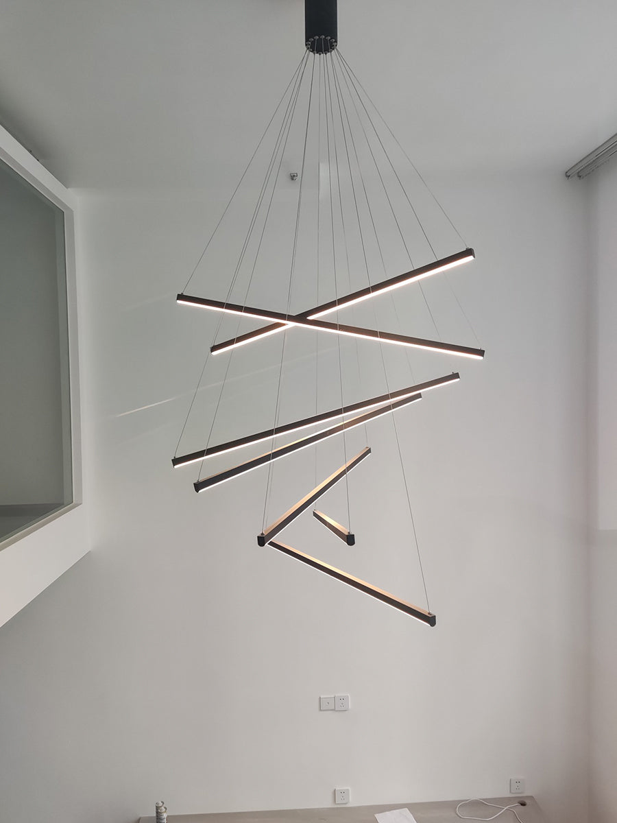 Modern Pendant Light for Living Room with High Ceiling