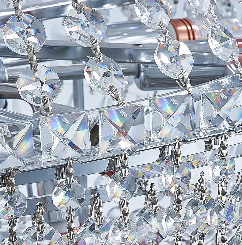Chrome Wedding Decoration Fantasy Romantic Crystal Chandelier