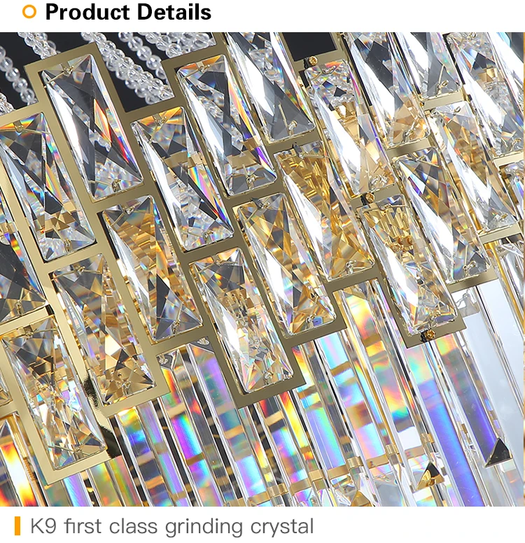 Modern Luxury Decorative Hotel Indoor Crystal Chandelier