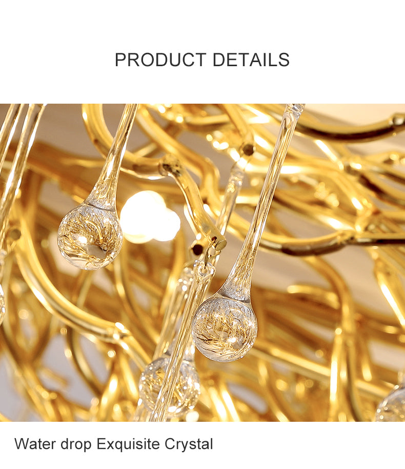 Postmodern Hotel Wedding Banquet Long Chandelier