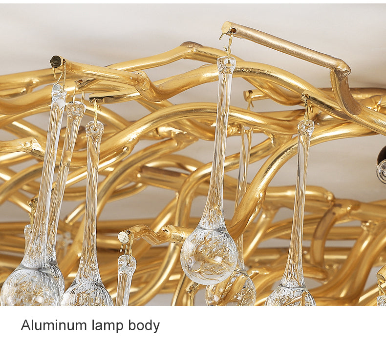 Postmodern Hotel Wedding Banquet Long Chandelier