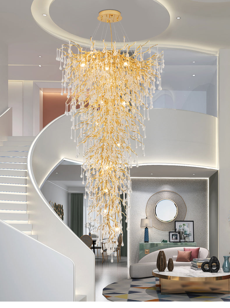 Postmodern Hotel Wedding Banquet Long Chandelier