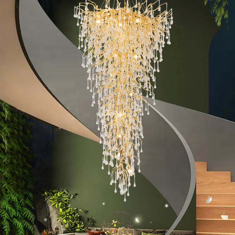 Postmodern Hotel Wedding Banquet Long Chandelier