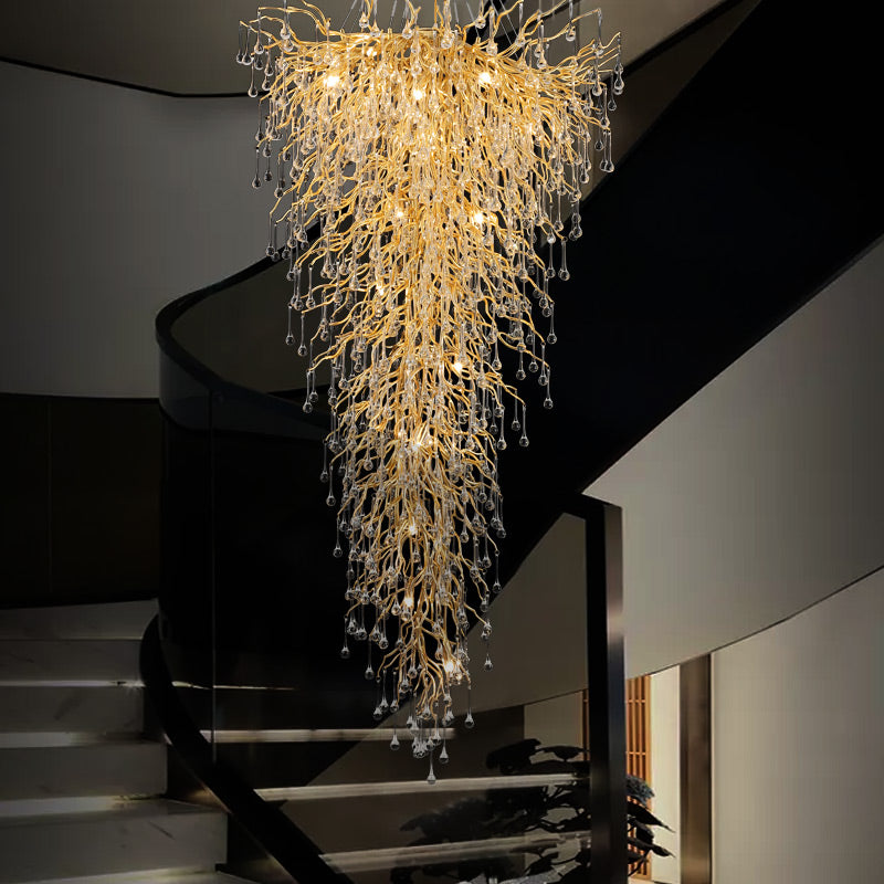 Postmodern Hotel Wedding Banquet Long Chandelier