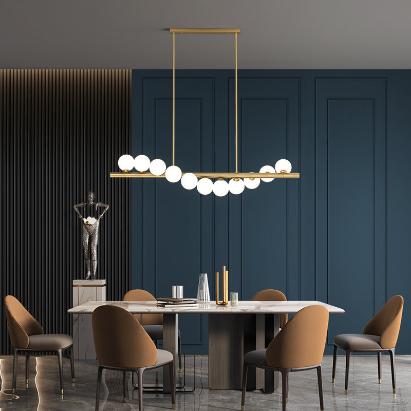 Modern Chandelier Glass Ball for Restaurant Kitchen Island