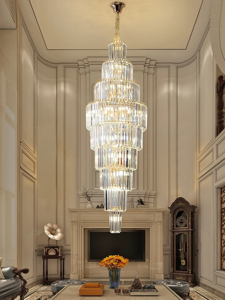 Wedding Entrance Hall Living Room Luxury Crystal Chandelier