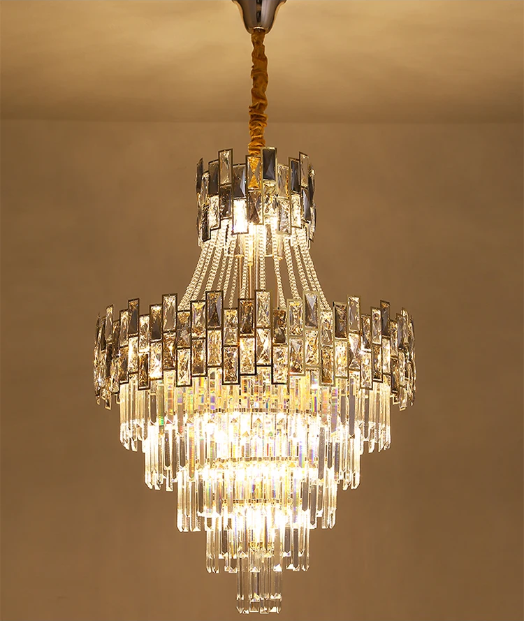 Modern Luxury Decorative Hotel Indoor Crystal Chandelier