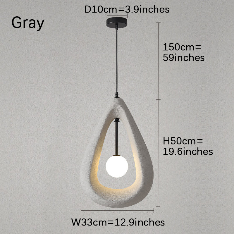 Wabi Sabi Water Drop Pendant Light