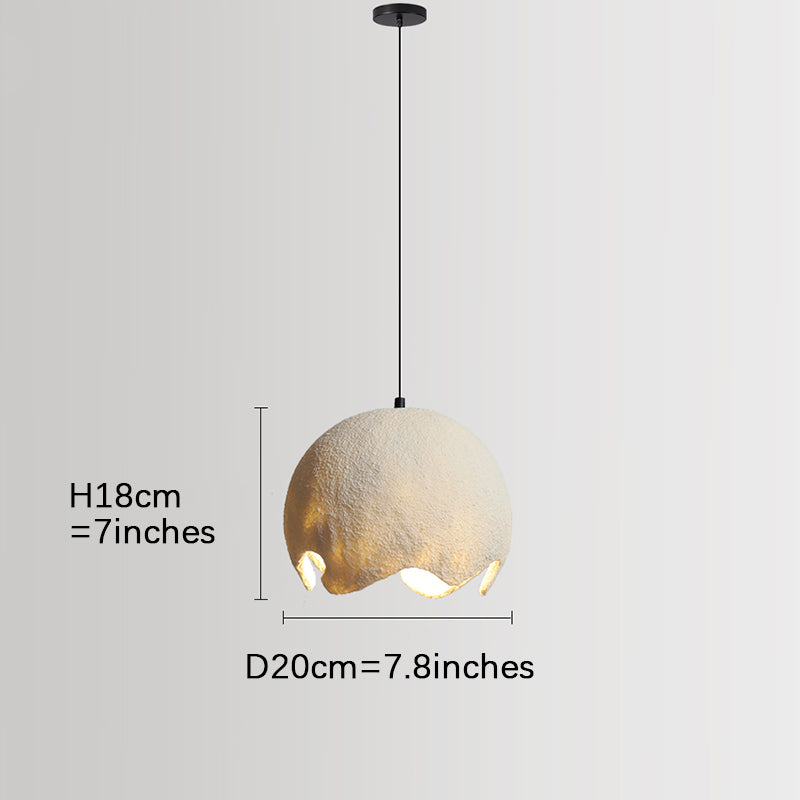 Wabi-Sabi Hemisphere Pendant Light