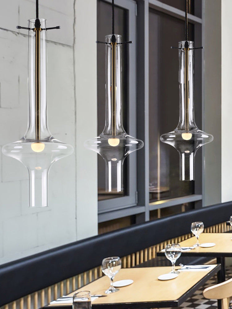 Glass Horn Pendant Lamp