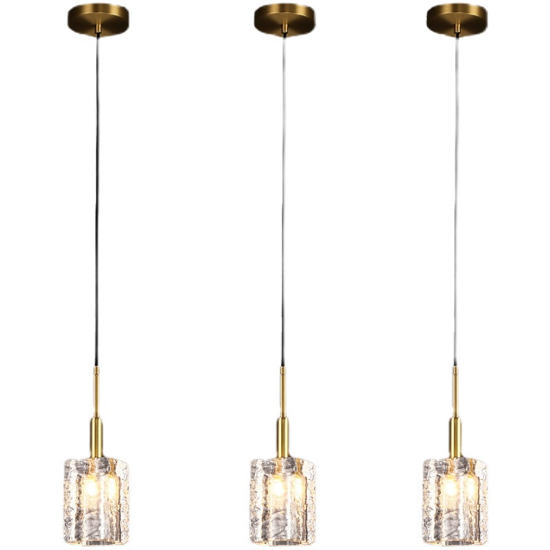 Ice Cube Copper Bar Counter Pendant Light