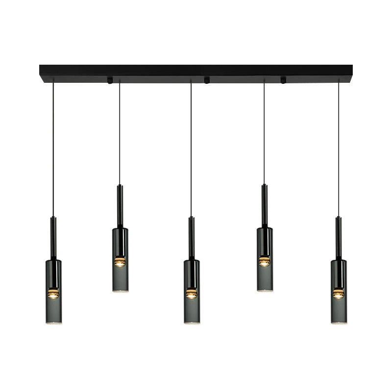 Crystal Bulb Dining Room Island Pendant Light