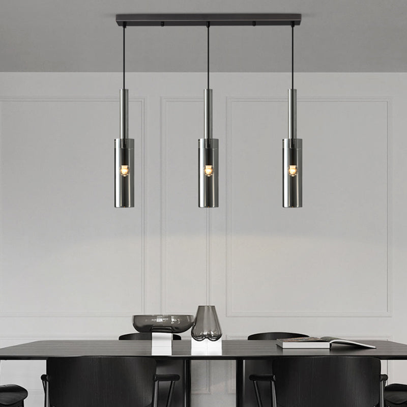 Crystal Bulb Dining Room Island Pendant Light
