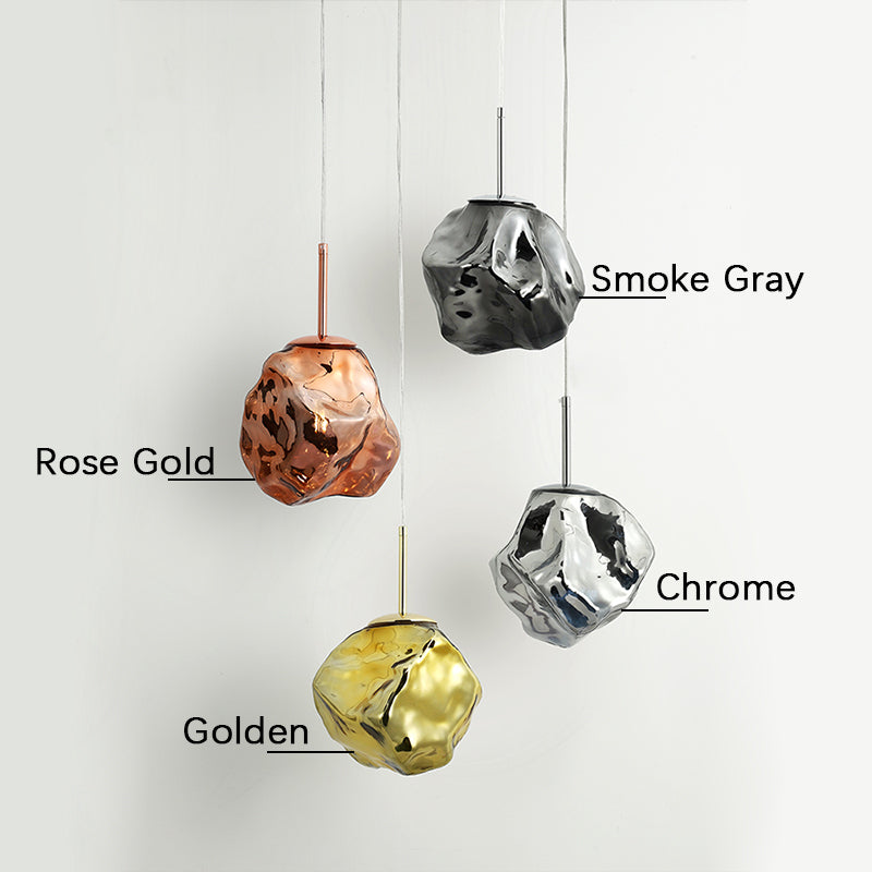 Colored Glass Pendant Light