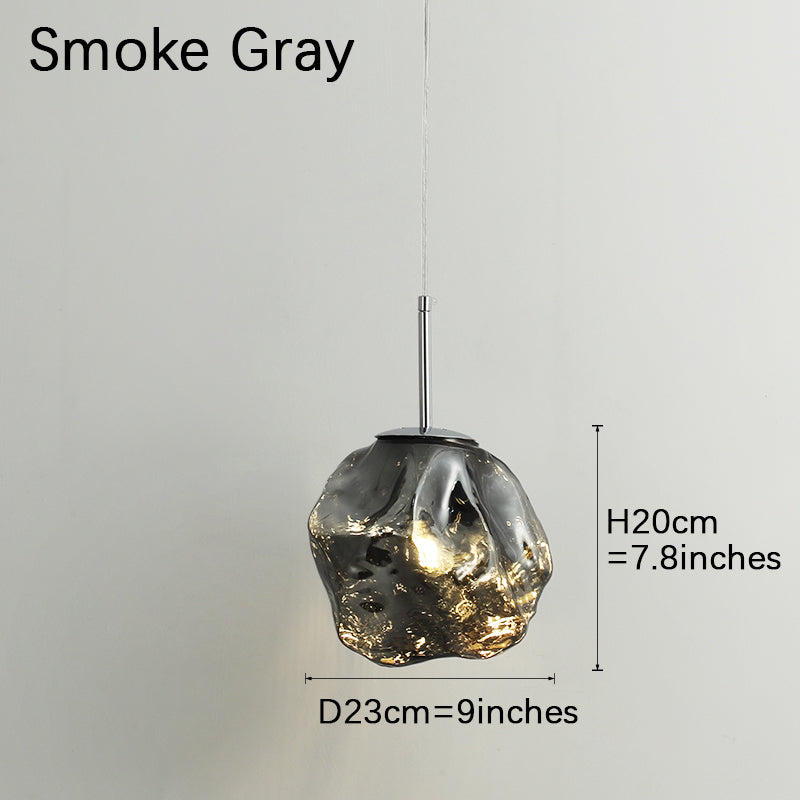 Colored Glass Pendant Light