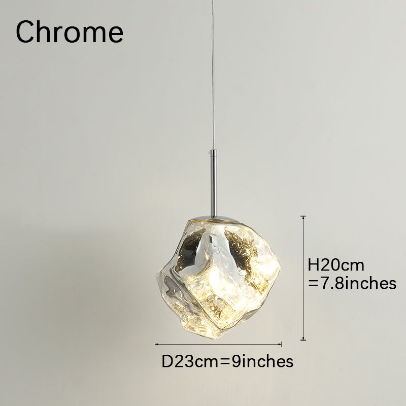 Colored Glass Pendant Light