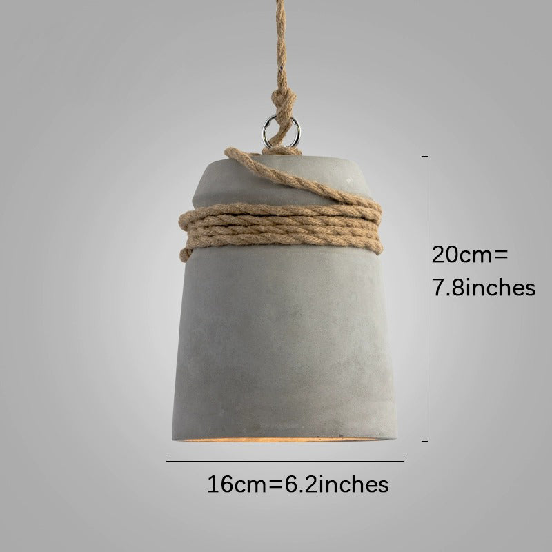 Yellow Travertine Terrazzo Pendant Light