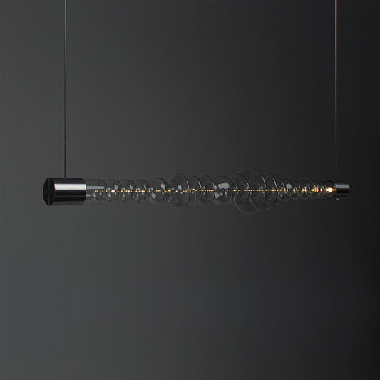 Designer Minimalist Glass Hanging Light Touch Dimming for Island Bar Dining Lighting