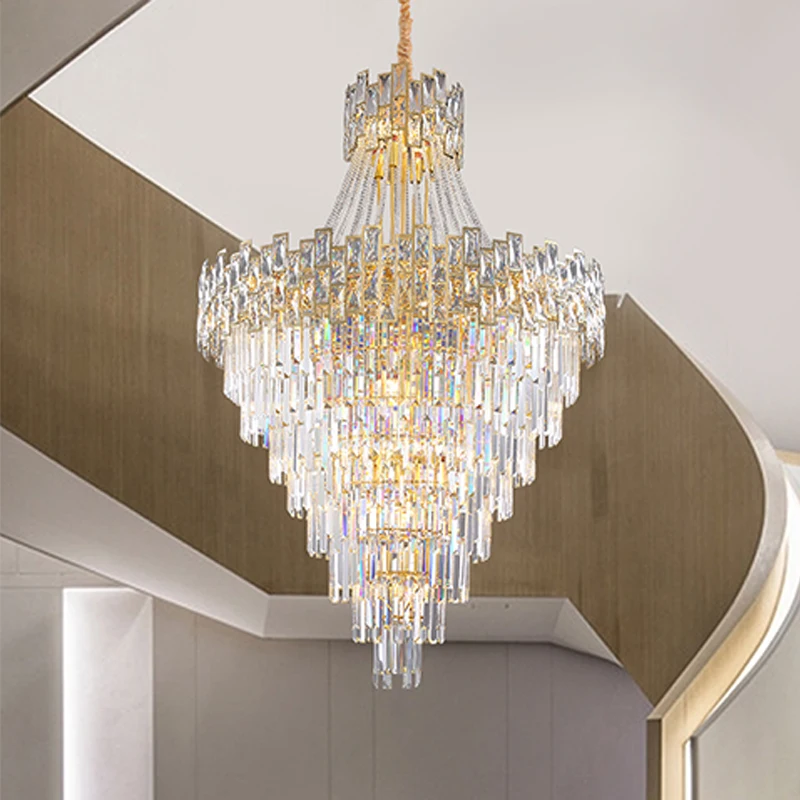 Modern Luxury Decorative Hotel Indoor Crystal Chandelier