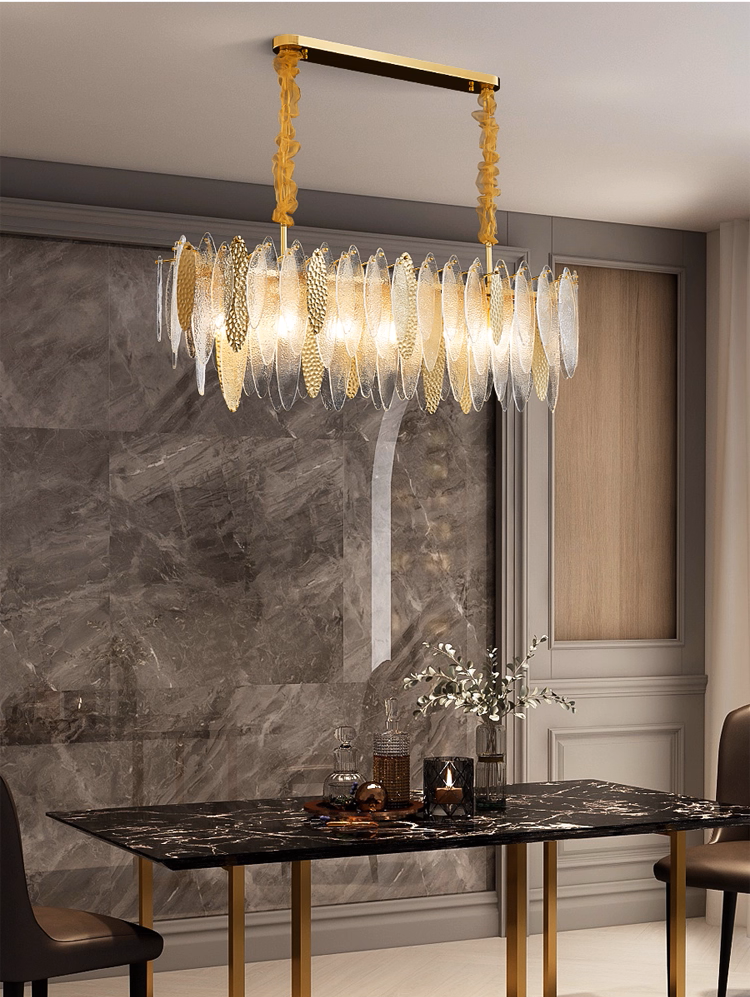 Luxury Steel Glass New Decoration Chandelier for Villa Living Room