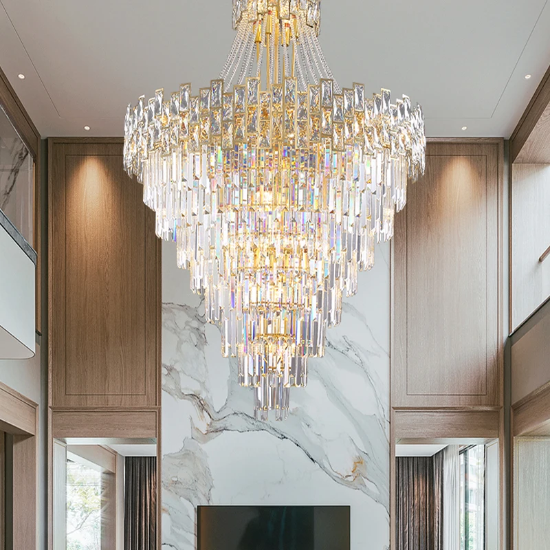 Modern Luxury Decorative Hotel Indoor Crystal Chandelier