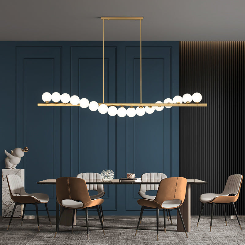 Modern Chandelier Glass Ball for Restaurant Kitchen Island